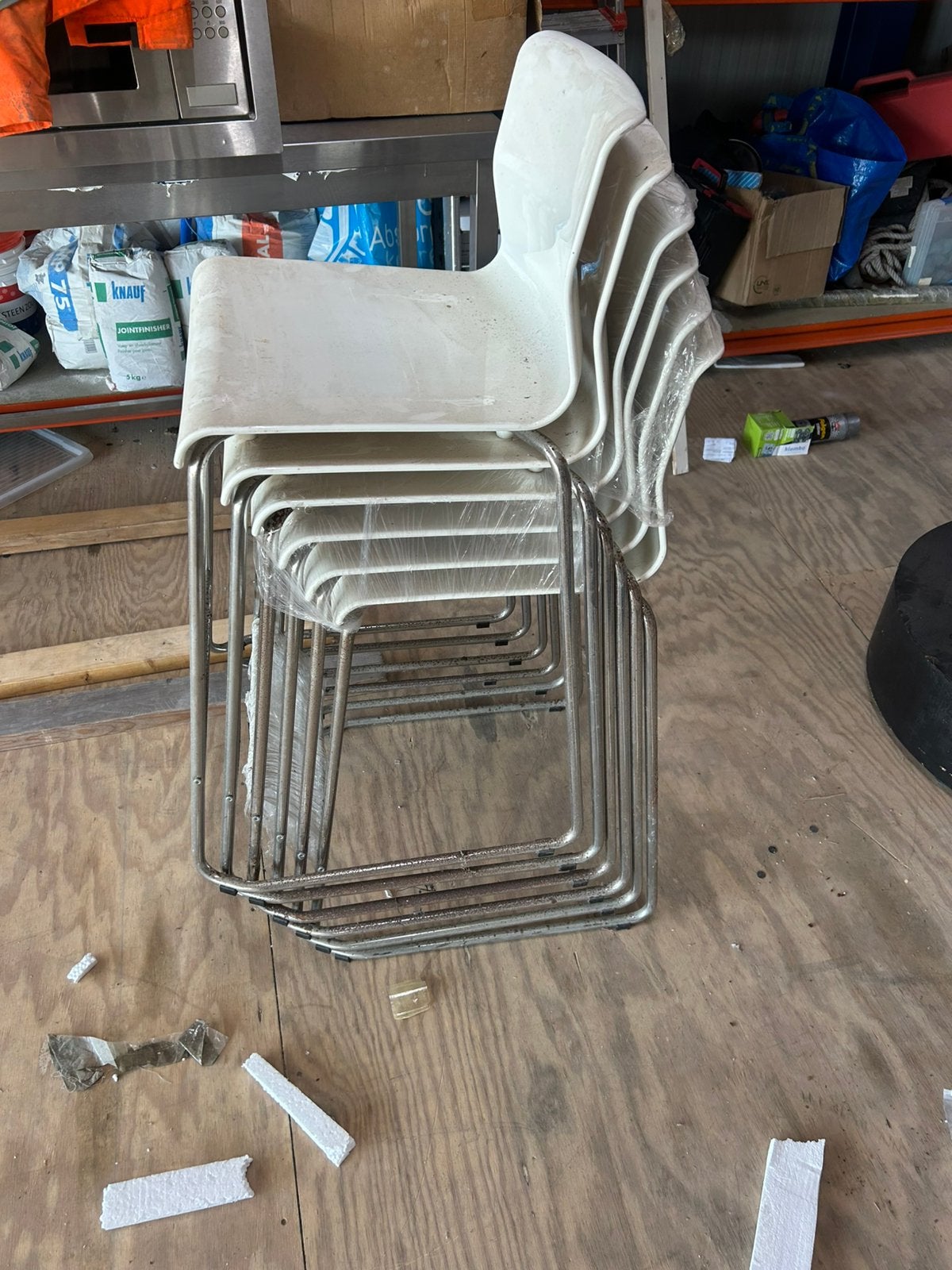 Barkrukken, Huis en Inrichting, 5 krukken of meer, Ophalen, Gebruikt, 60 tot 90 cm