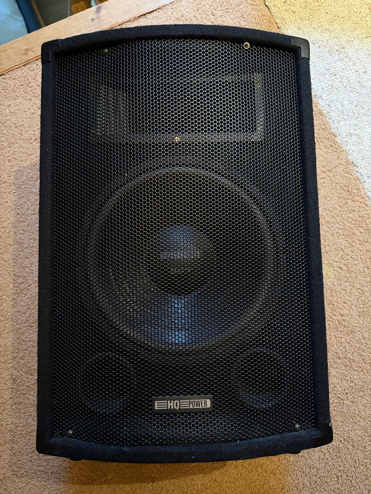 HQ Power VDSG12 500W 12" Passieve Luidspreker, Vloerstaande luidspreker, Gebruikt, Basreflex, Ophalen