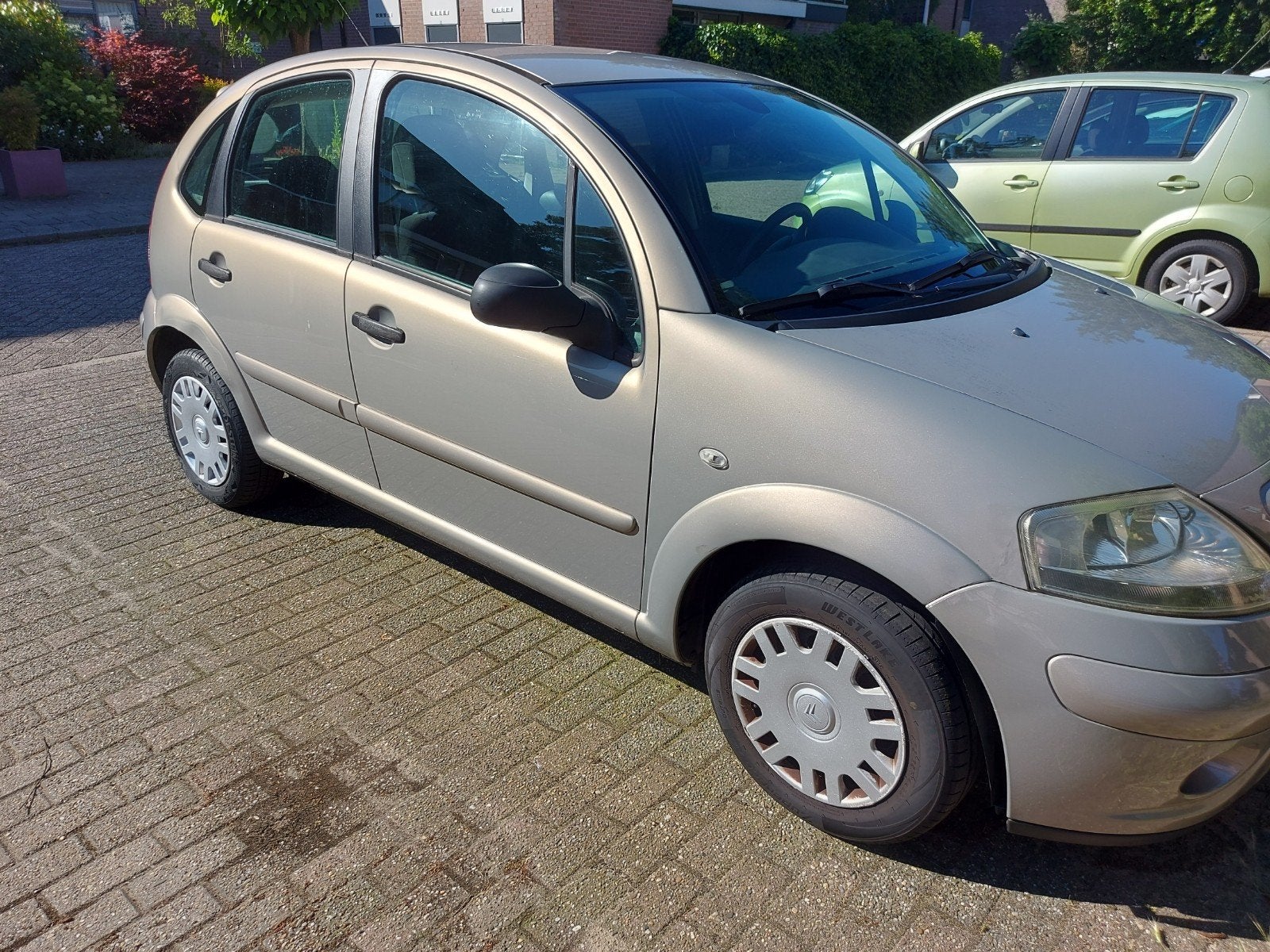 Citroën C3 1.4 I 16V 2008 Beige, Auto's, Voorwielaandrijving, 1160 kg, 4 cilinders, Beige