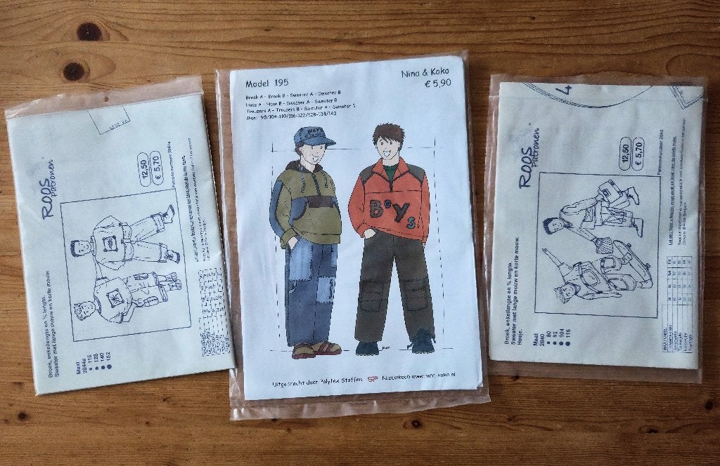 kinder kleding patronen, Hobby en Vrije tijd, Kledingpatronen, Overige typen, Kind, Zo goed als nieuw, Roos