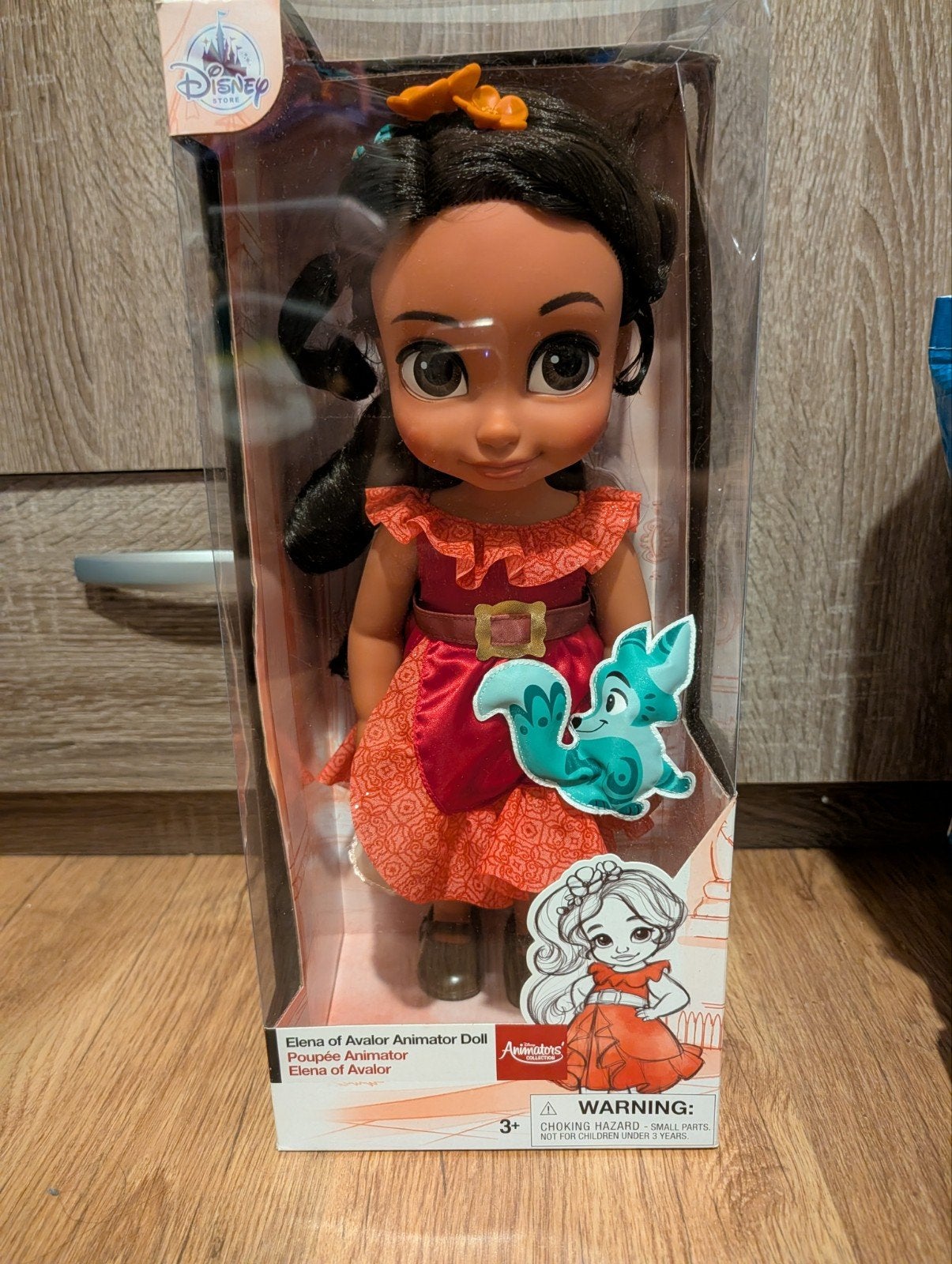 Disney Elena of Avalor Animator pop - Zgan in doos, Ophalen of Verzenden, Zo goed als nieuw, Overige typen