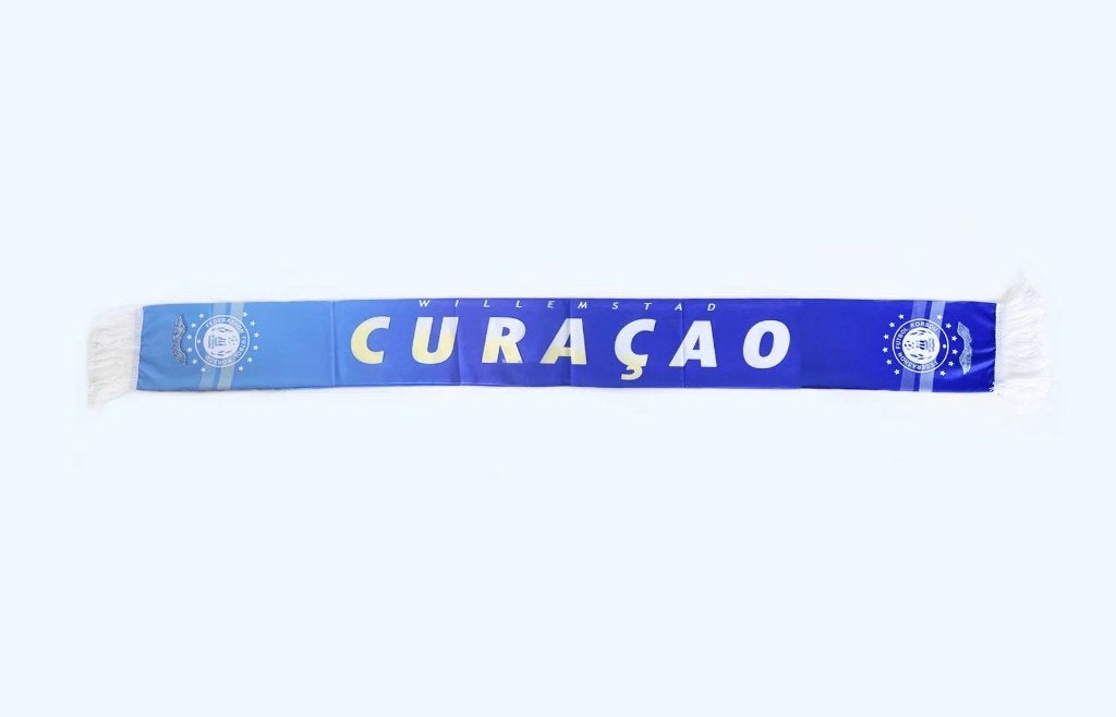 Officiële Voetbalsjaal Curaçao, Verzamelen, Sportartikelen en Voetbal, Ophalen of Verzenden, Nieuw, Buitenlandse clubs, Vaantje of Sjaal