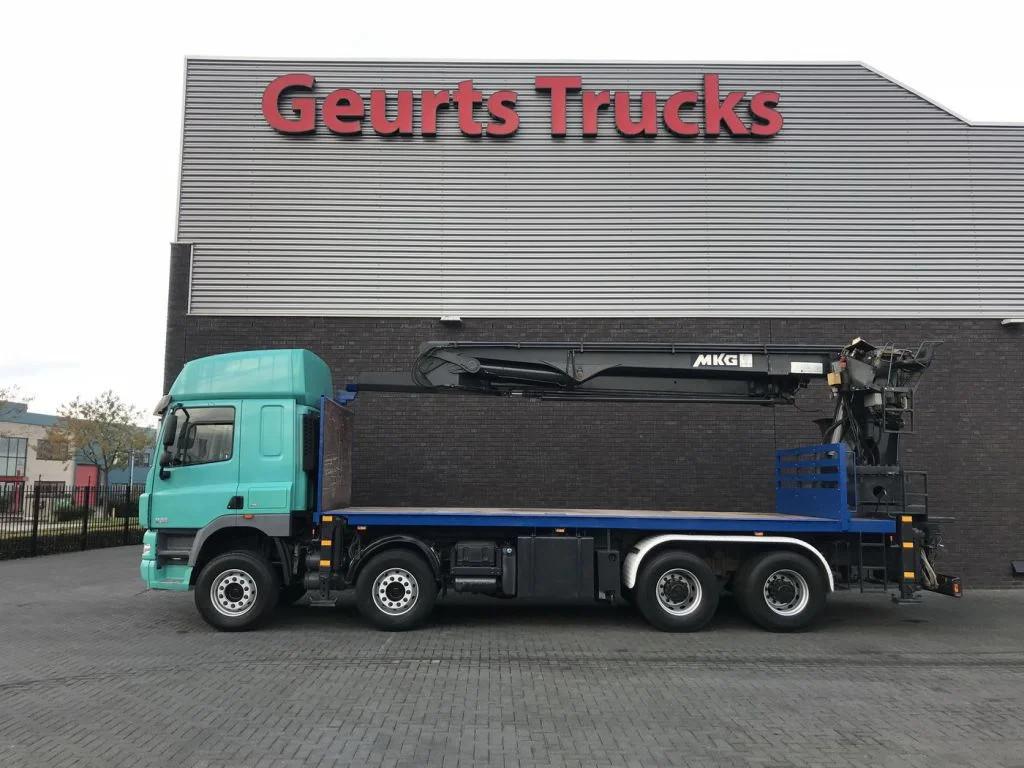 DAF CF 460 8X4 + MKG HMK 401/kran/kraan/Montagekran/, Euro 5, Achterwielaandrijving, Overige kleuren, Origineel Nederlands