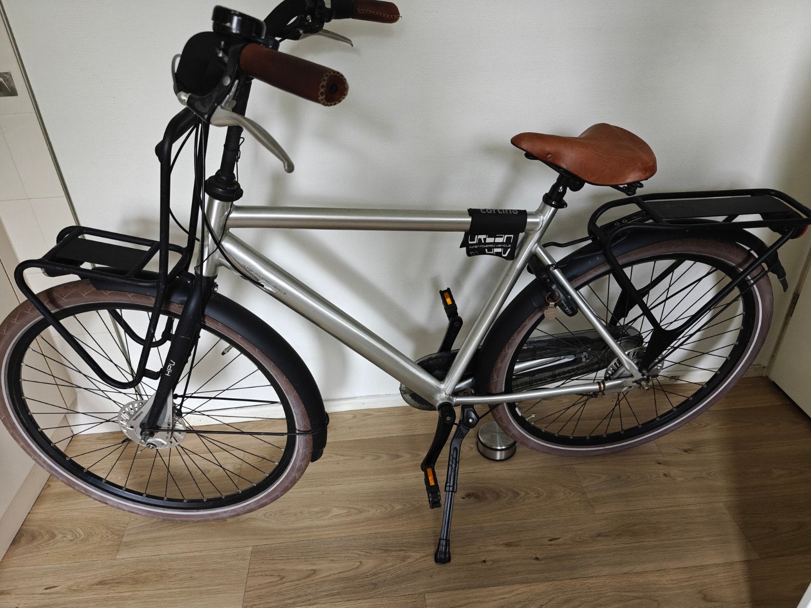 Cortina HPV Urban fiets, 8 versnellingen, zilver metallic, Ophalen of Verzenden