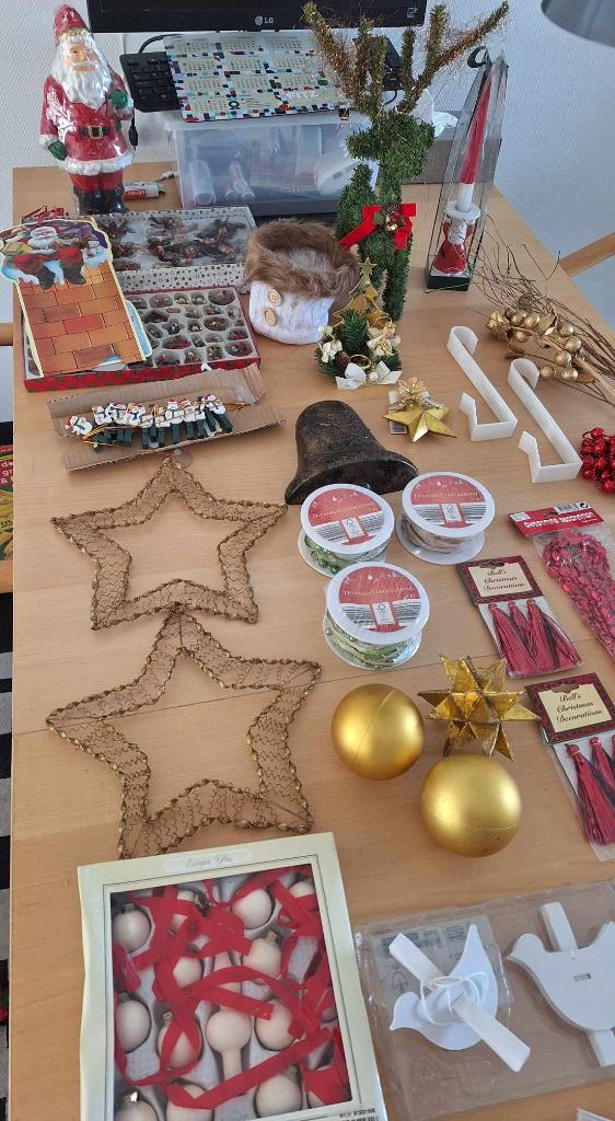Te koop diverse soorten kerstdecoraties (nieuw en gebruikt)., Diversen, Kerst, Ophalen of Verzenden, Zo goed als nieuw