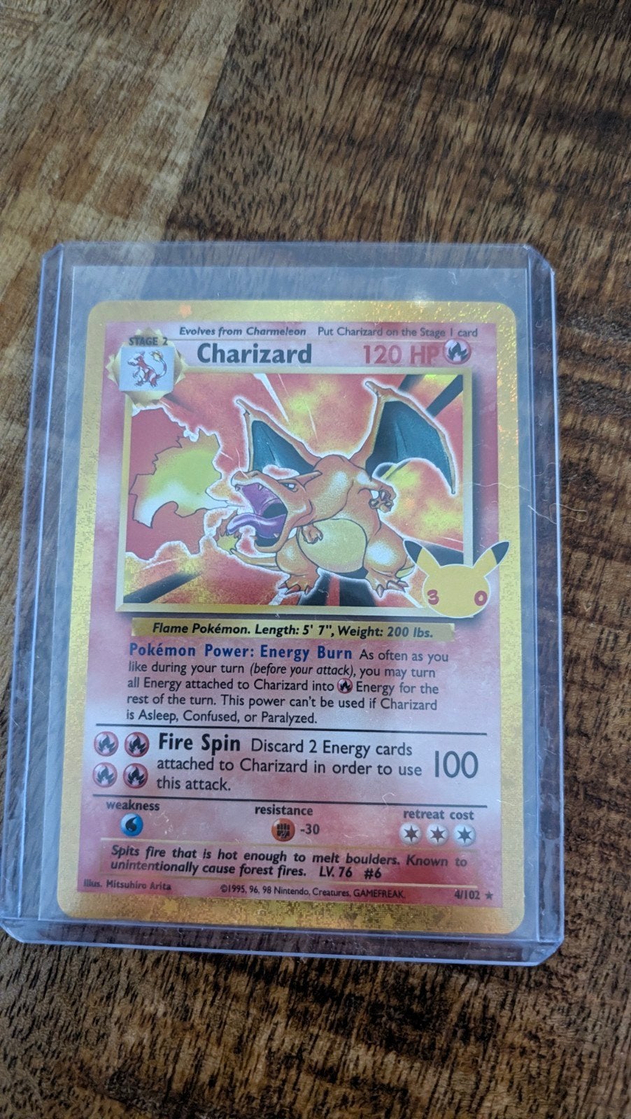 Pokémon 30 th Celebration Charizard gold - ETB pull 30th, Ophalen, Nieuw