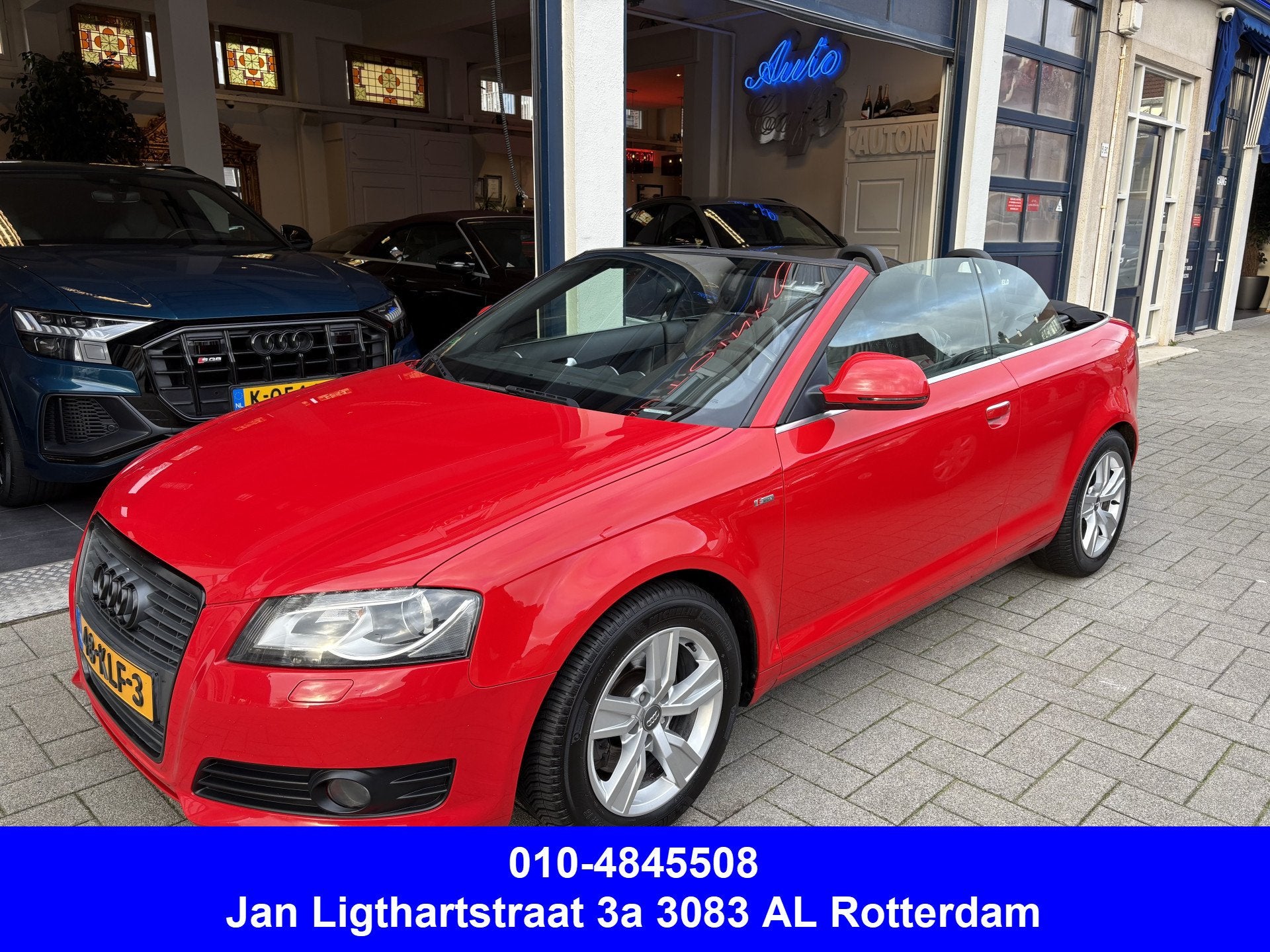 Audi A3 Cabriolet 2.0 TFSI Ambition Pro Line AUTOMAAT/S-LINE, Gebruikt, 4 cilinders, 4 stoelen, Bedrijf
