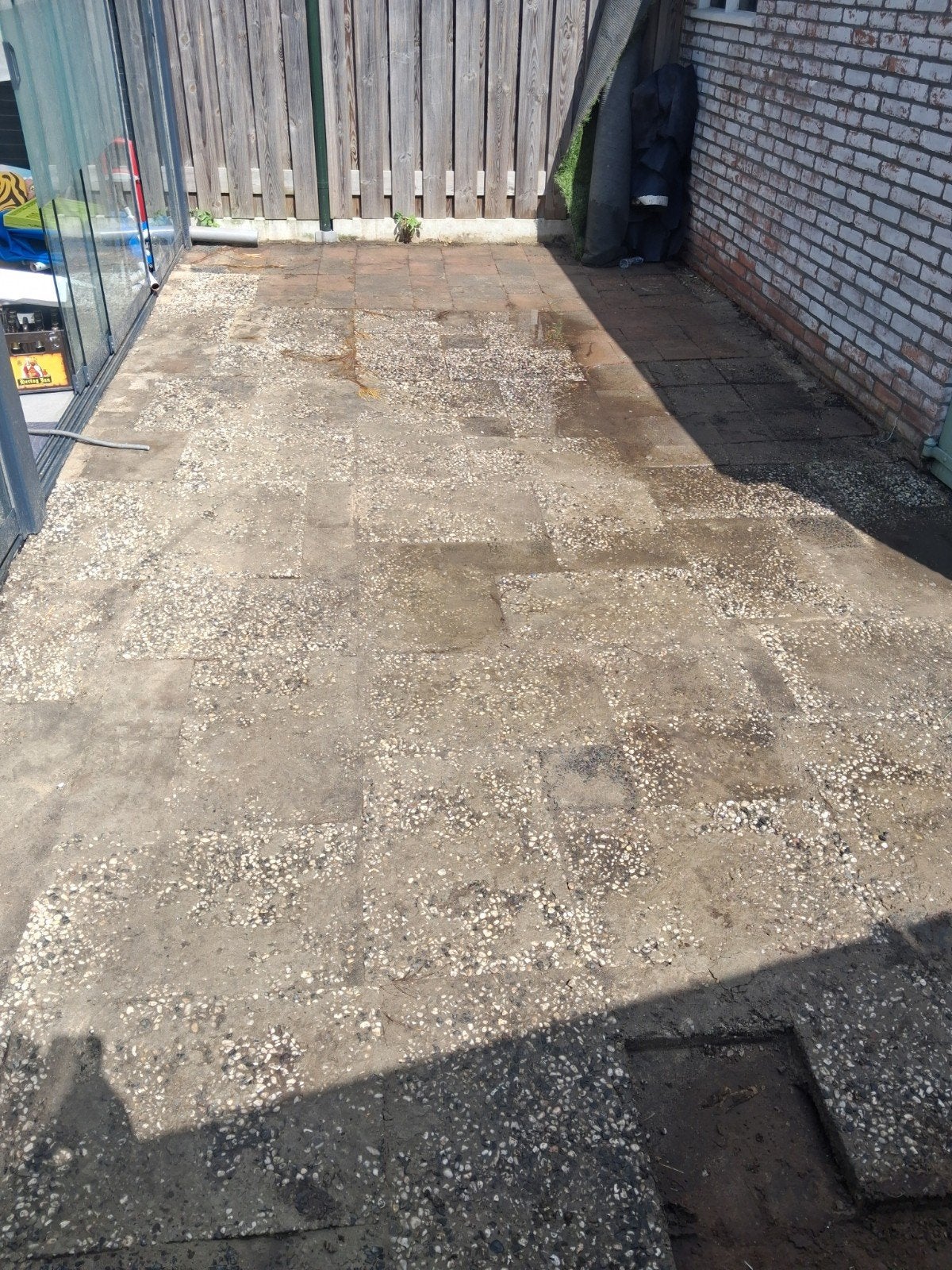 Gratis af te halen: 27 m2 grindtegels 60x40x5 cm, Ophalen of Verzenden