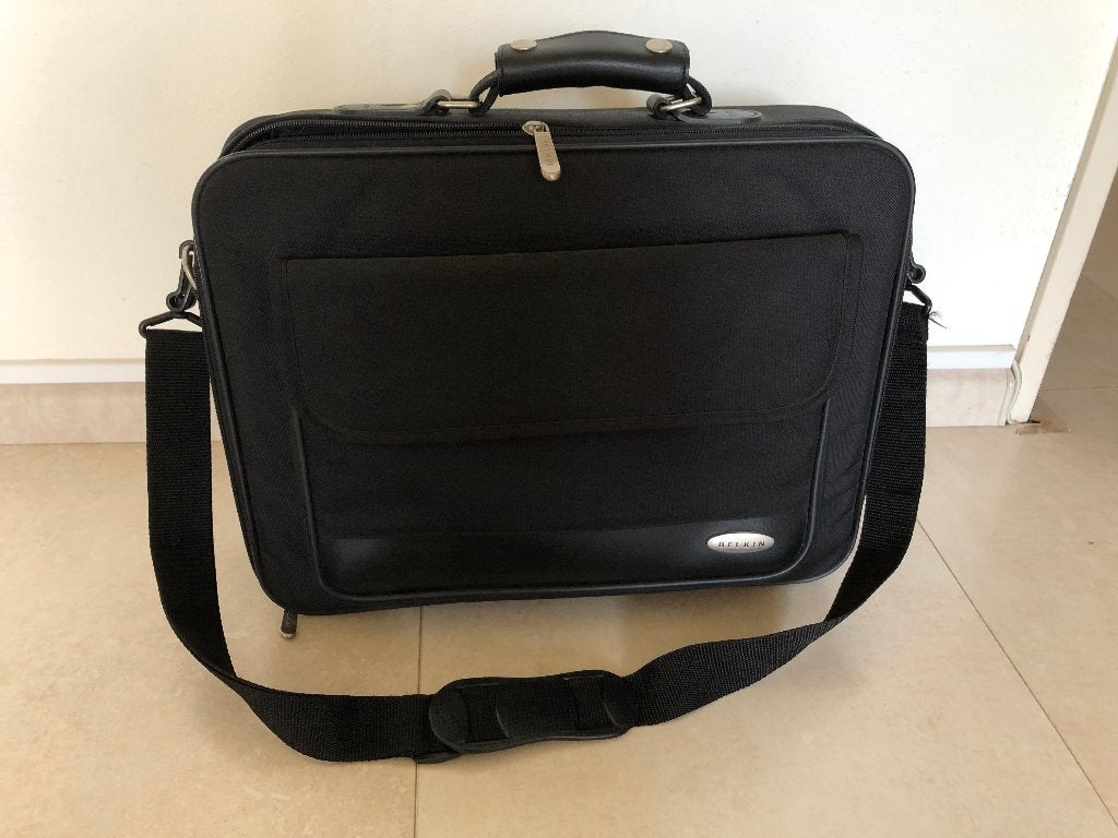 Belkin laptoptas - zgan - 40 x 30 cm, diagonaal 45 cm., Handvat, 17 inch of meer, Ophalen of Verzenden, Zo goed als nieuw