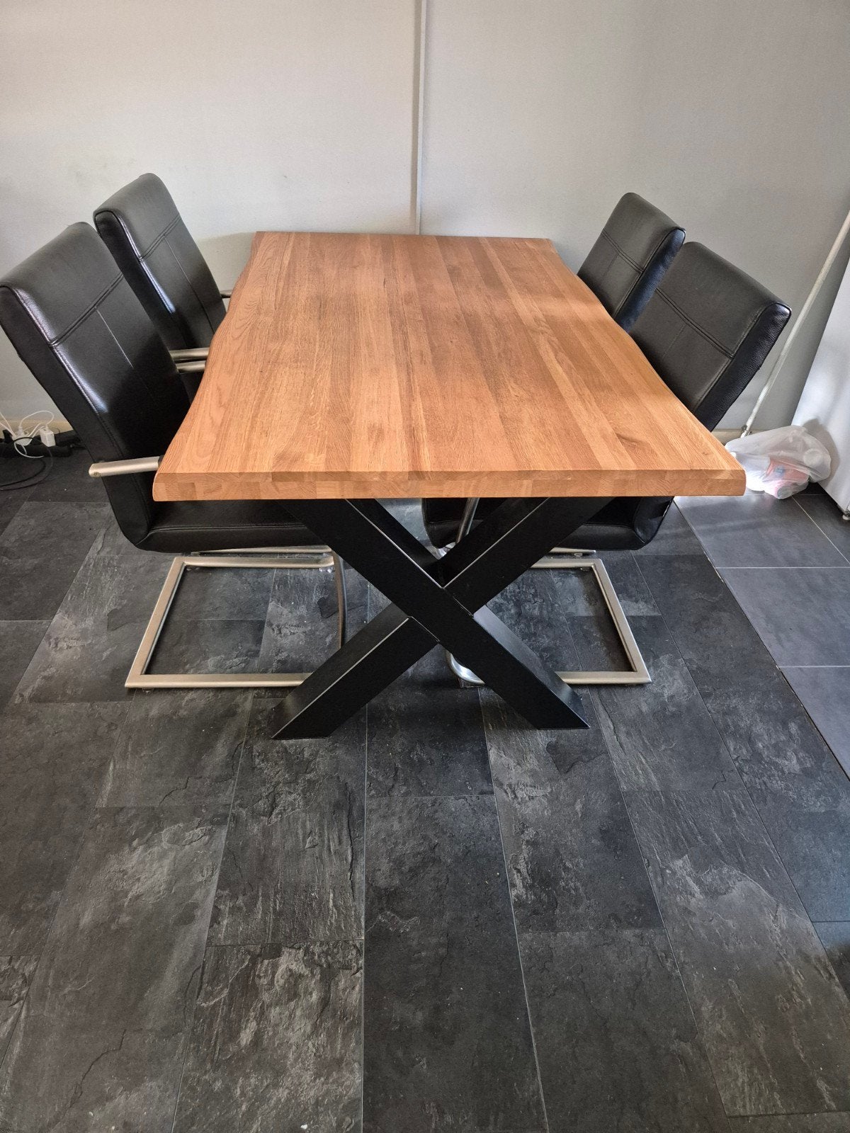 eethoek compleet, Ophalen, Gebruikt, 4 tot 6 stoelen
