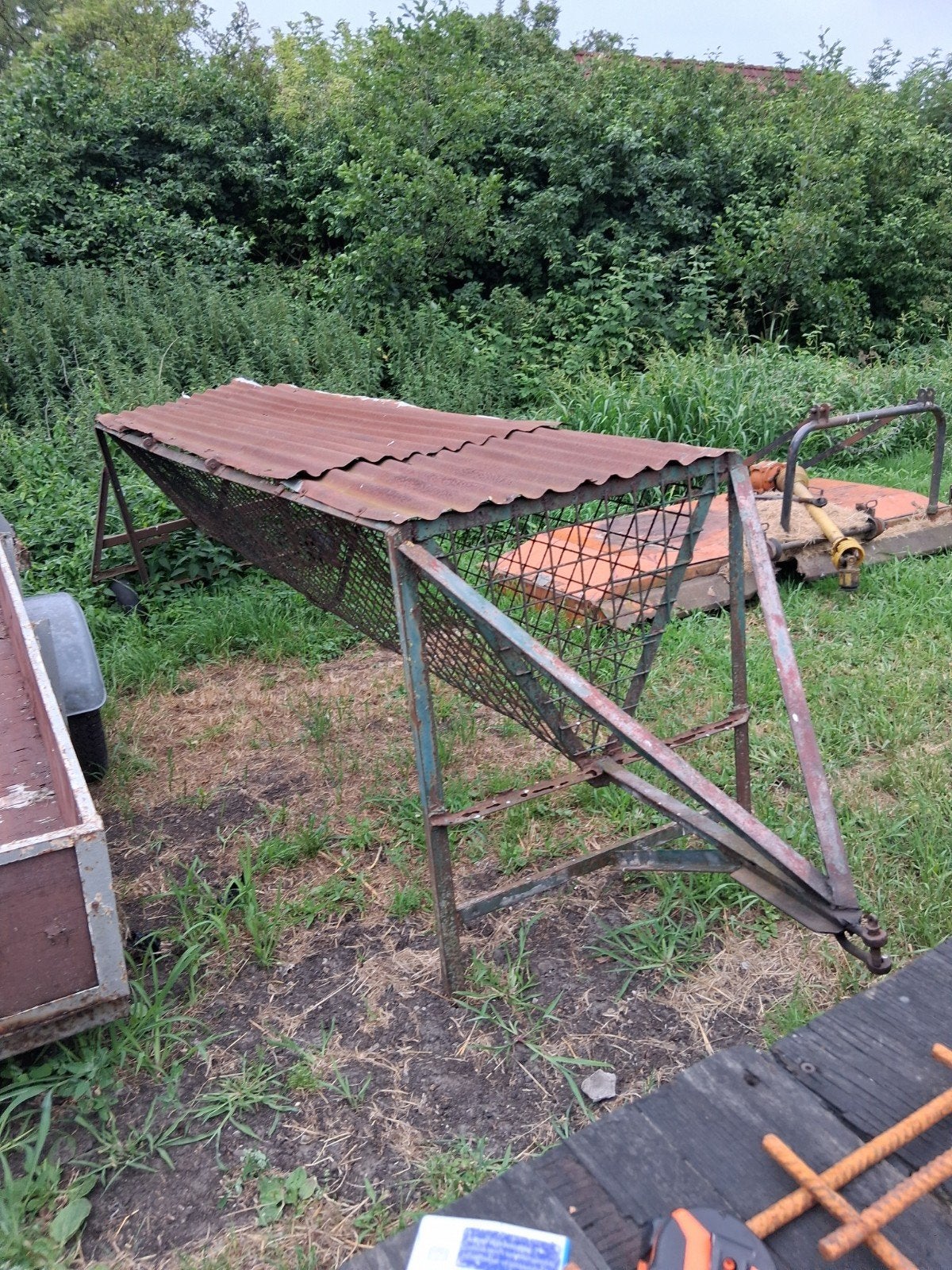 Voerhek/voerbak voor vee met dak, Ophalen of Verzenden, Veehouderij, Stalinrichting