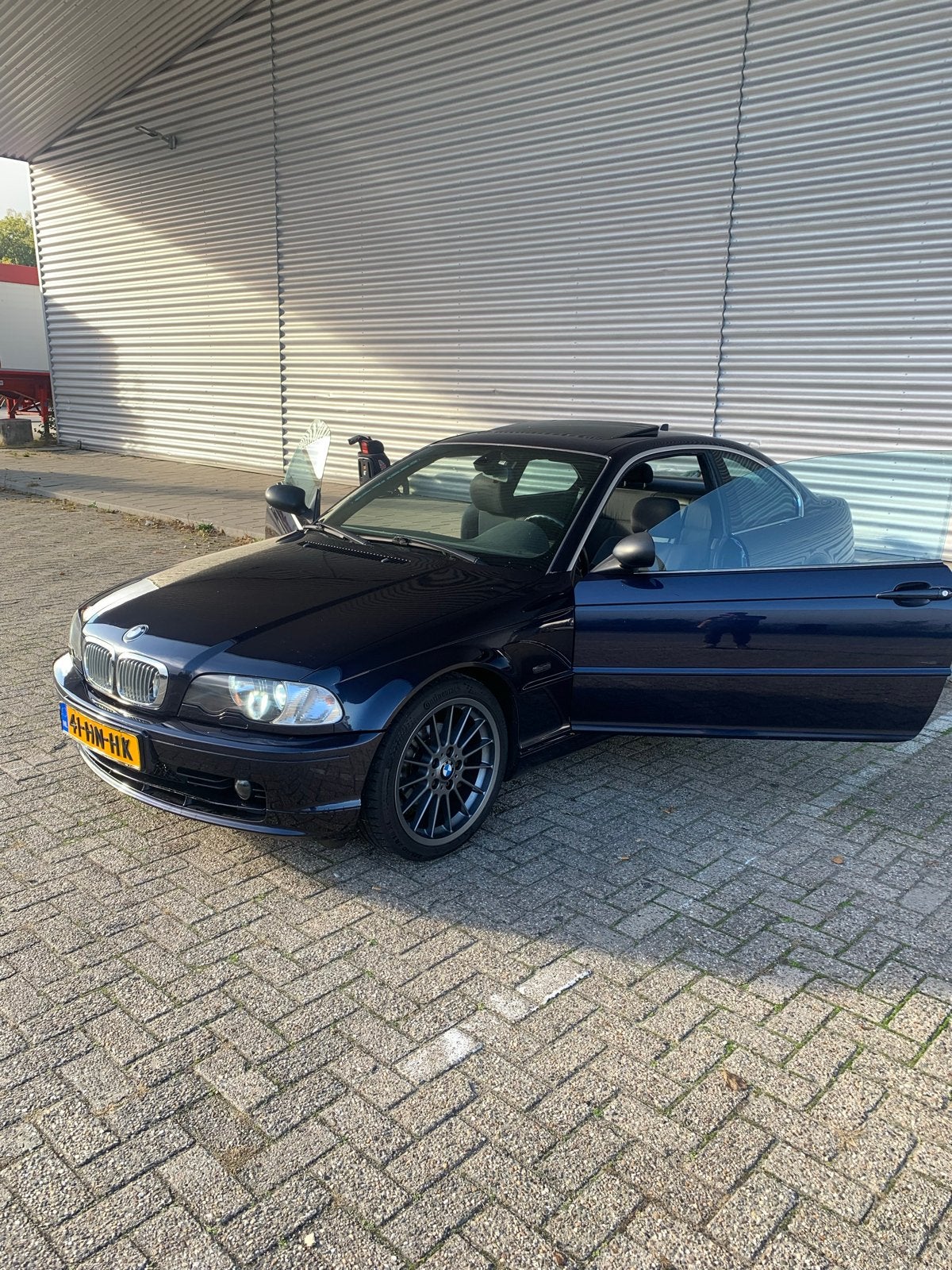 BMW 3-Serie 2.2 CI 320 Coupe AUT 2001 Blauw e46, Achterwielaandrijving, Zwart, Blauw, Leder en Stof
