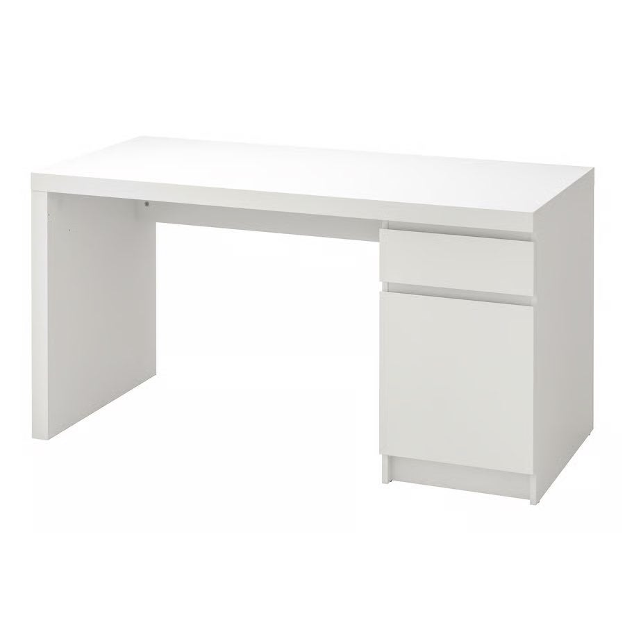 Bureau malm, Ophalen, Gebruikt, 65 cm, IKEA