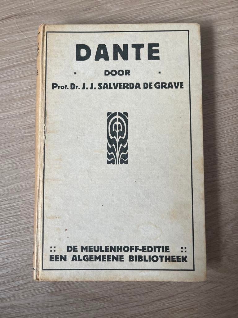 Dante - Prof. Dr. J. J. Salverda de Grave (1921), Ophalen of Verzenden, Gelezen, Nederland