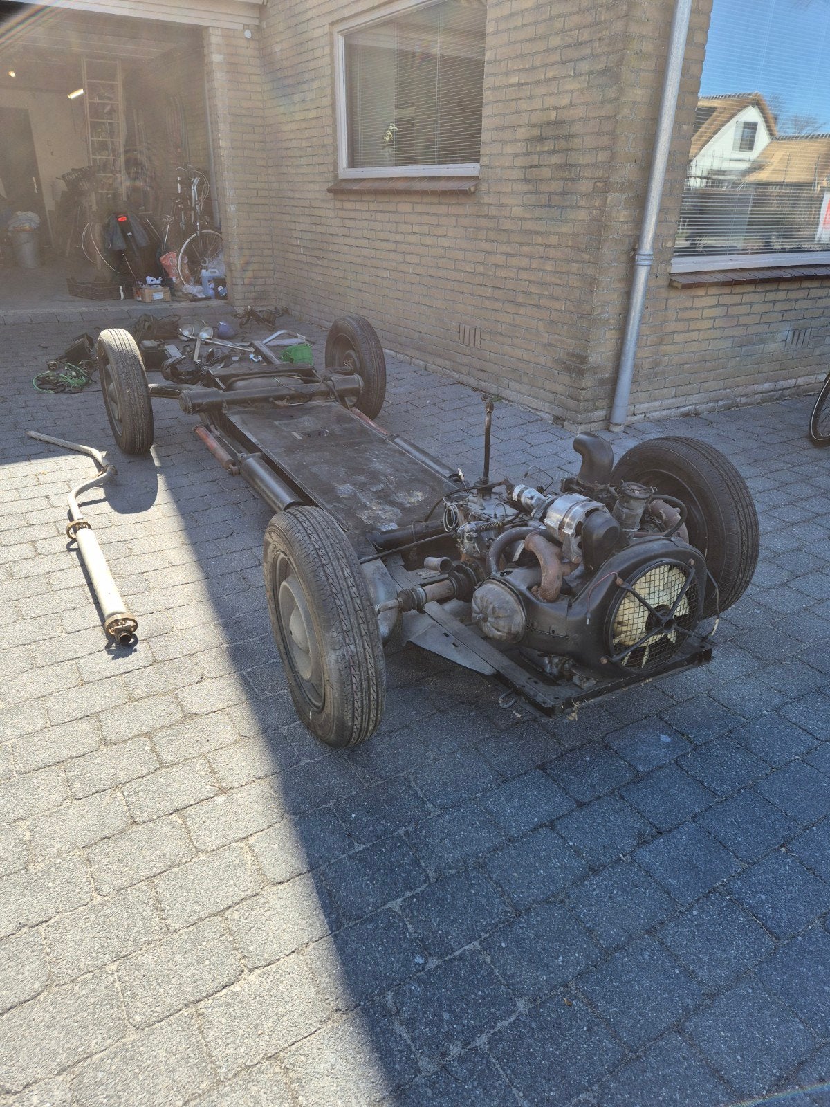 Burton onderstel met motor en diverse onderdelen, Ophalen, Gebruikt, Citroën