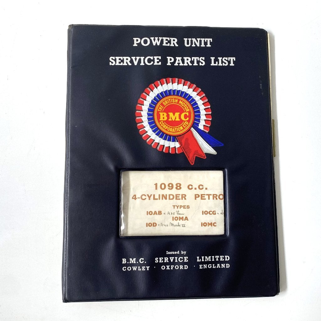 Austin/Austin-Healey/Morris/MG 1098cc service parts list, Verzenden