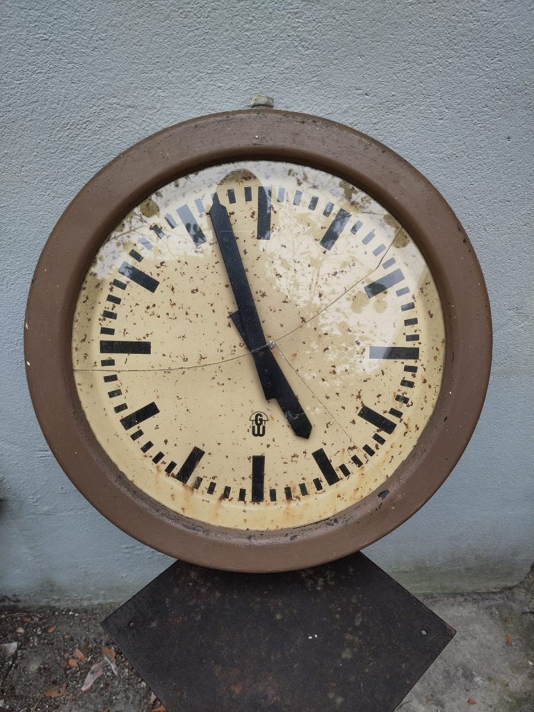 stationsklok vintage, Antiek en Kunst, Antiek | Klokken, Ophalen