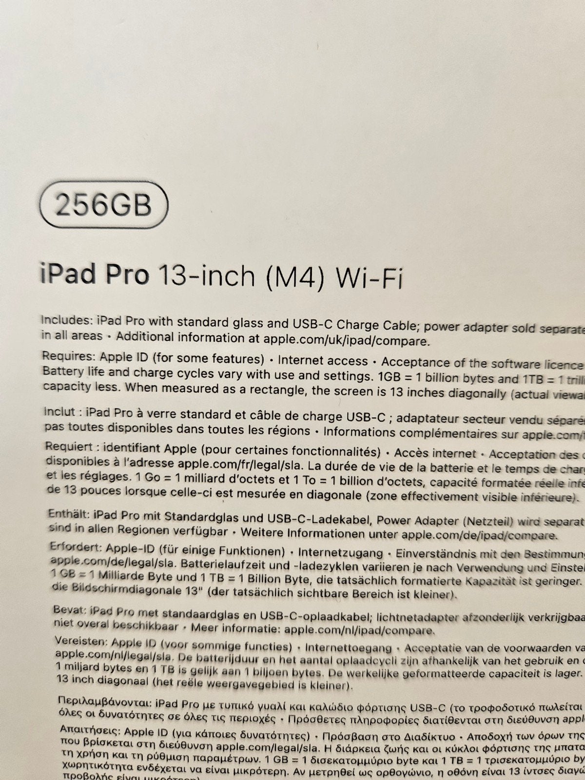 Foto 2 van als nieuw: Apple iPad Pro M4 2024 13" 256gb en 8gb ram