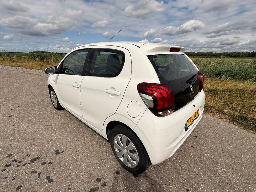 Peugeot 108 1.0 12V E-vti 51KW 5DR 2017 Wit 47.000 km, Auto's, Stof, Euro 6, 4 stoelen, Wit