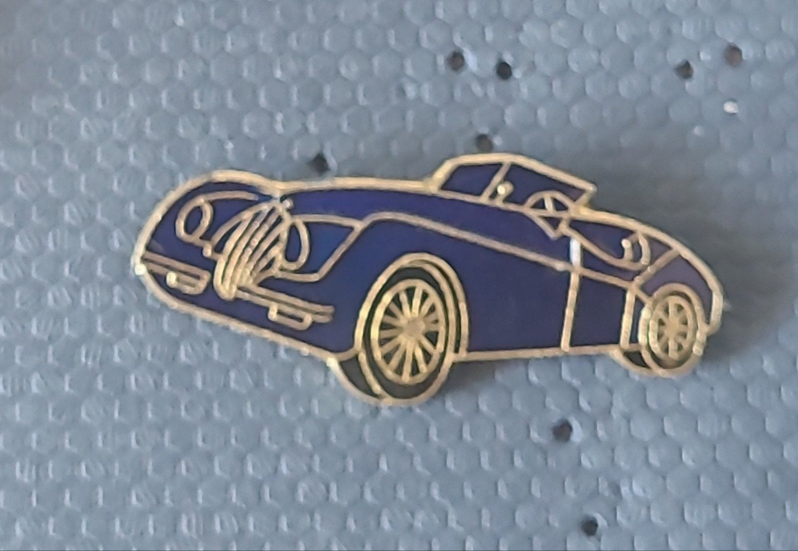 Vintage Oldtimer Auto Pin - Blauw, Verzenden