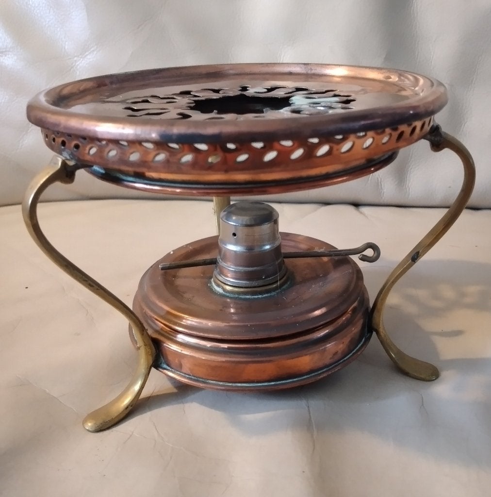 Koperen rechaud c.q. warmhoudplaat, Ophalen of Verzenden