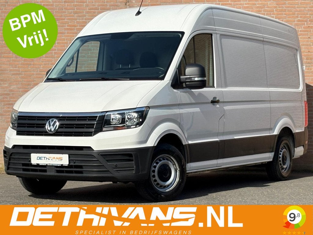 Volkswagen Crafter 2.0TDI 140PK DSG L3H3 / Carplay / Aircond, Stof, Gebruikt, 4 cilinders, Volkswagen