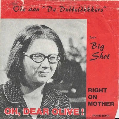 BIG SHOT 1972  GROEP uit AMSTERDAM, SUPER ZELDZAAM !! B1953, Ophalen of Verzenden, Gebruikt, 7 inch, Pop