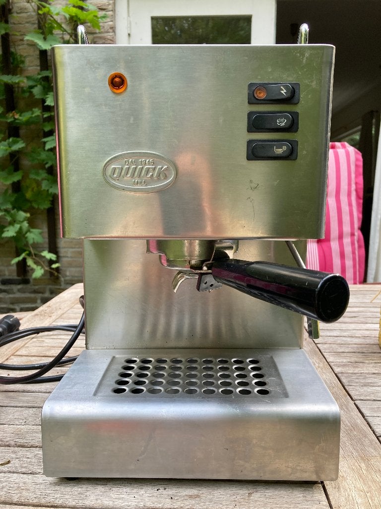 Quickmill 3000, niet werkend, evt voor onderdelen, Witgoed en Apparatuur, Ophalen, Espresso apparaat, Gemalen koffie, Niet werkend