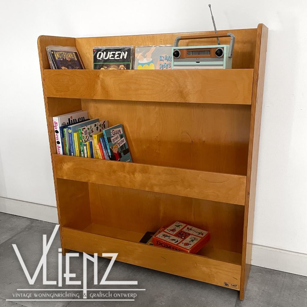 Vintage, retro Rolf boekenkast, schoolkast, kast, Ophalen, Met plank(en), Gebruikt, -