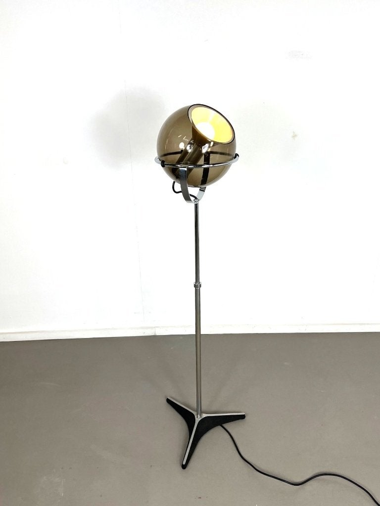 Globe vloerlamp van Frank Ligtelijn voor Raak Amsterdam 1961, Ophalen, Gebruikt, 150 tot 200 cm