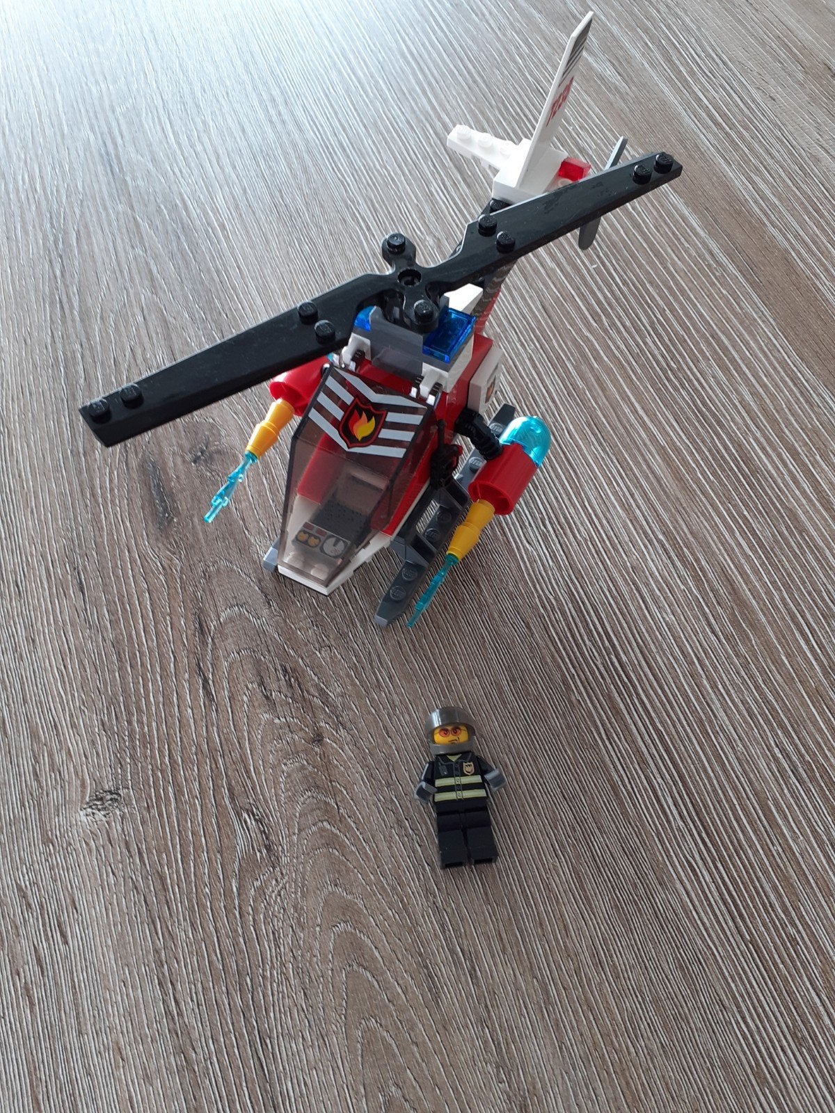 Lego City Brandweer Helicopter 7238, Ophalen of Verzenden, Gebruikt