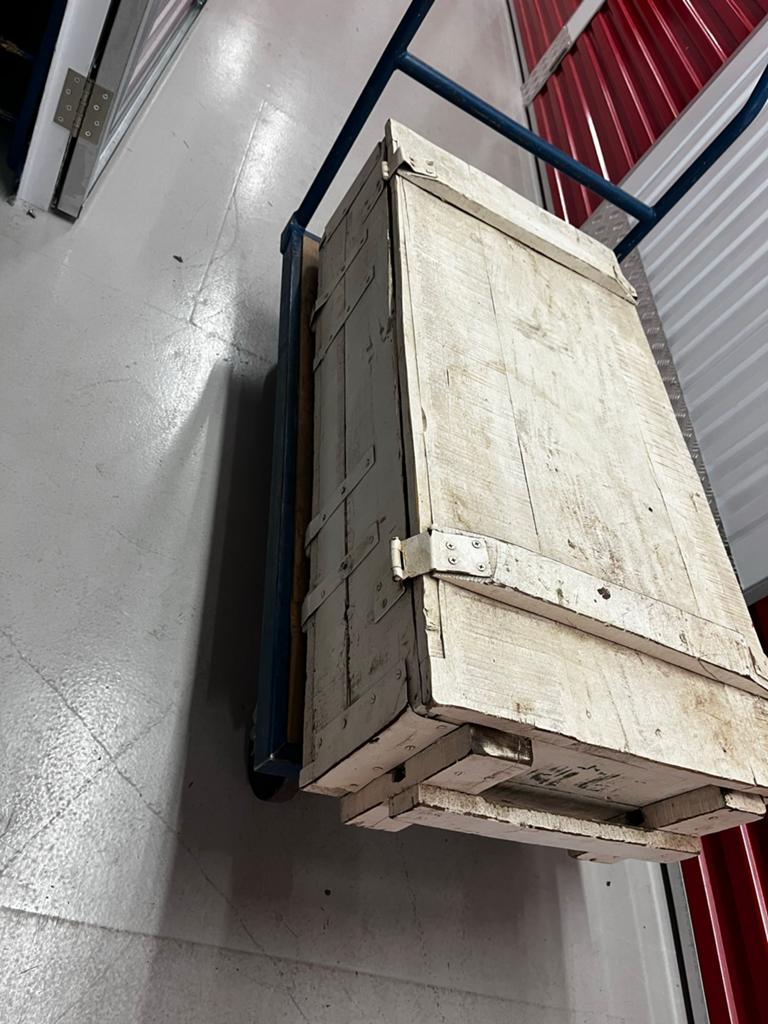 Houten kist / opbergkist vtwonen, Ophalen, Gebruikt, 50 tot 100 cm, 50 tot 75 cm