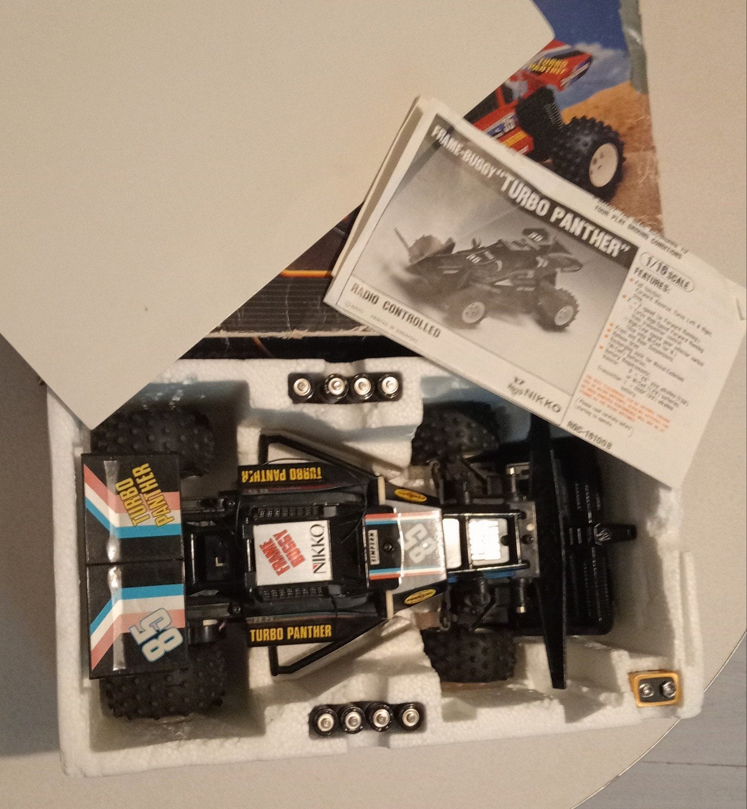 Vintage RC Nikko Turbo Panther, Ophalen of Verzenden, Gebruikt, Overige schalen, Onderdeel