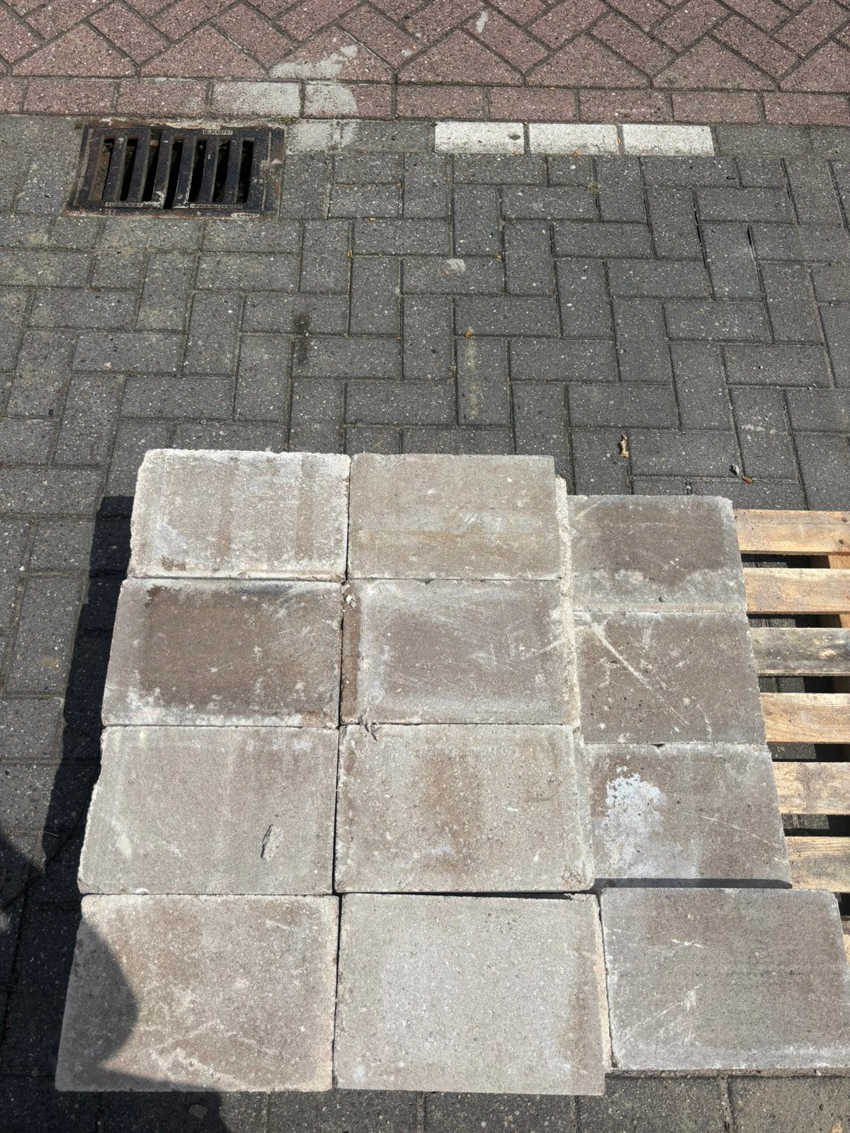 Tegel 20x30 24 stuks, Tuin en Terras, Tegels en Klinkers, Ophalen, Nieuw, Beton, Terrastegels