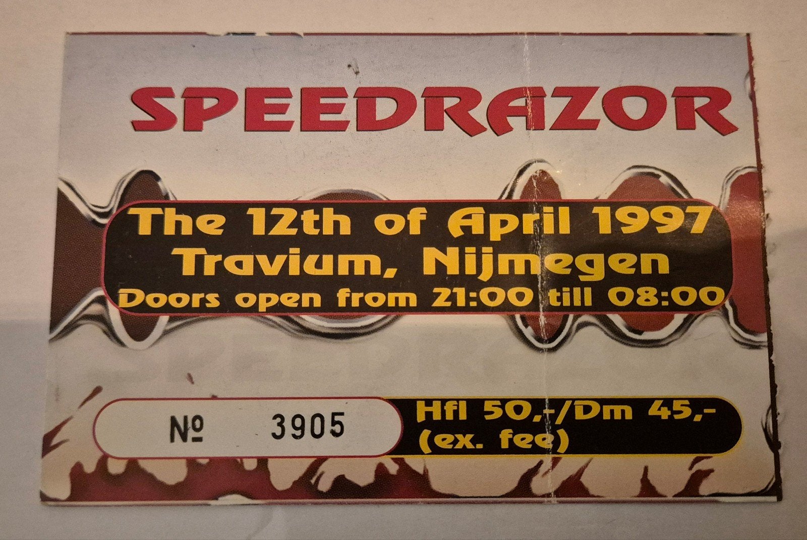 Speedrazor id&t ticket, Verzamelen, Ophalen of Verzenden