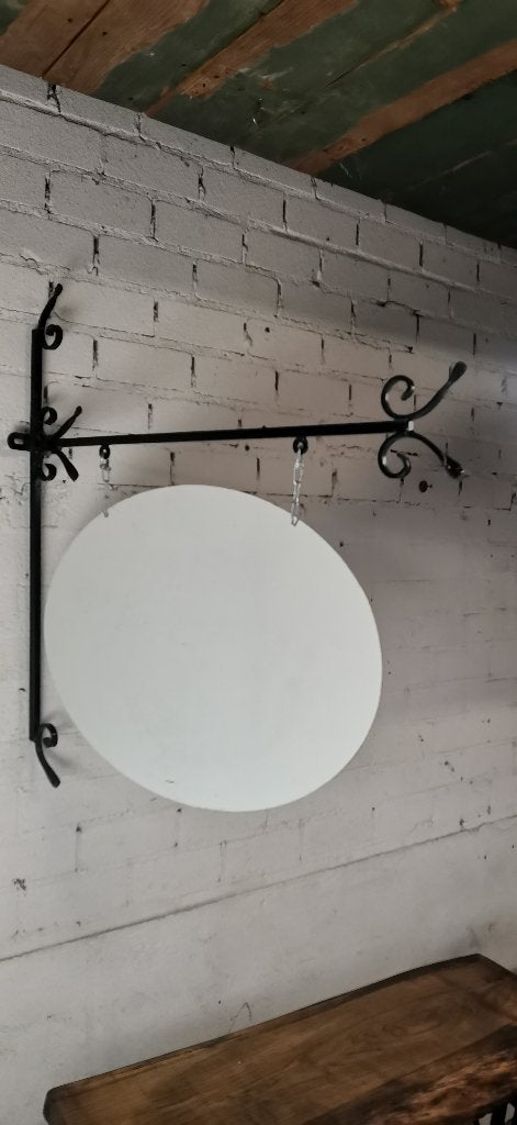 Uithangbord met smeedijzeren beugel, Ophalen of Verzenden