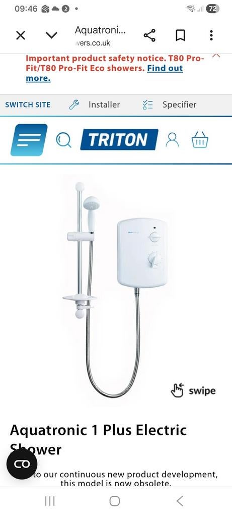 Nieuwe Elektrische douche camper-tent-schuur., Ophalen of Verzenden, Nieuw, Douche