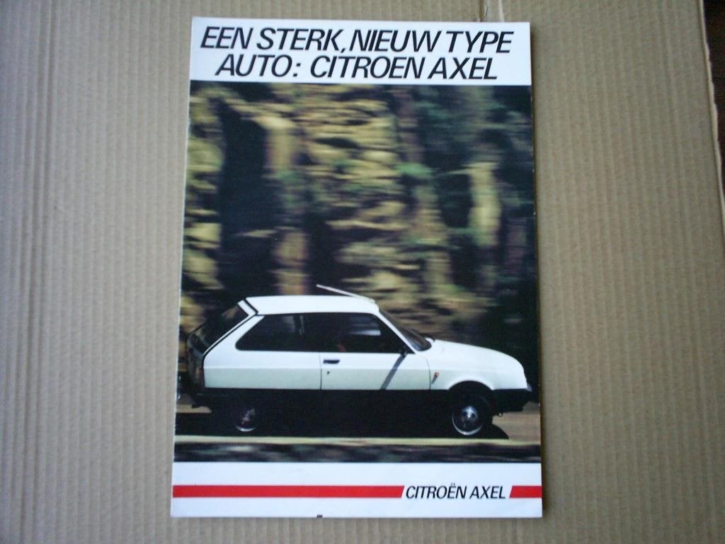 Citroen Axel 1984 / 1985 12 pag., Verzenden, Zo goed als nieuw, Citroën