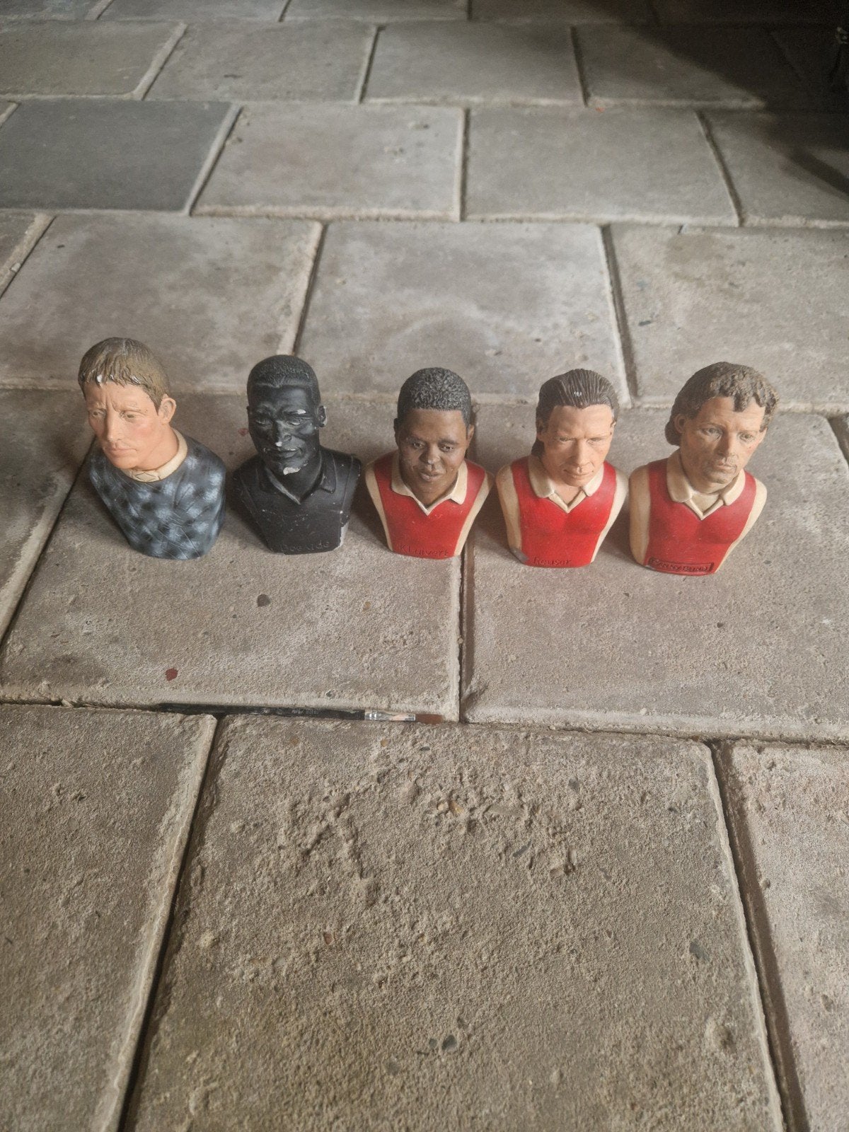 Ajax voetbalbeeldjes en poppen - Vintage collectie, Ophalen, Gebruikt