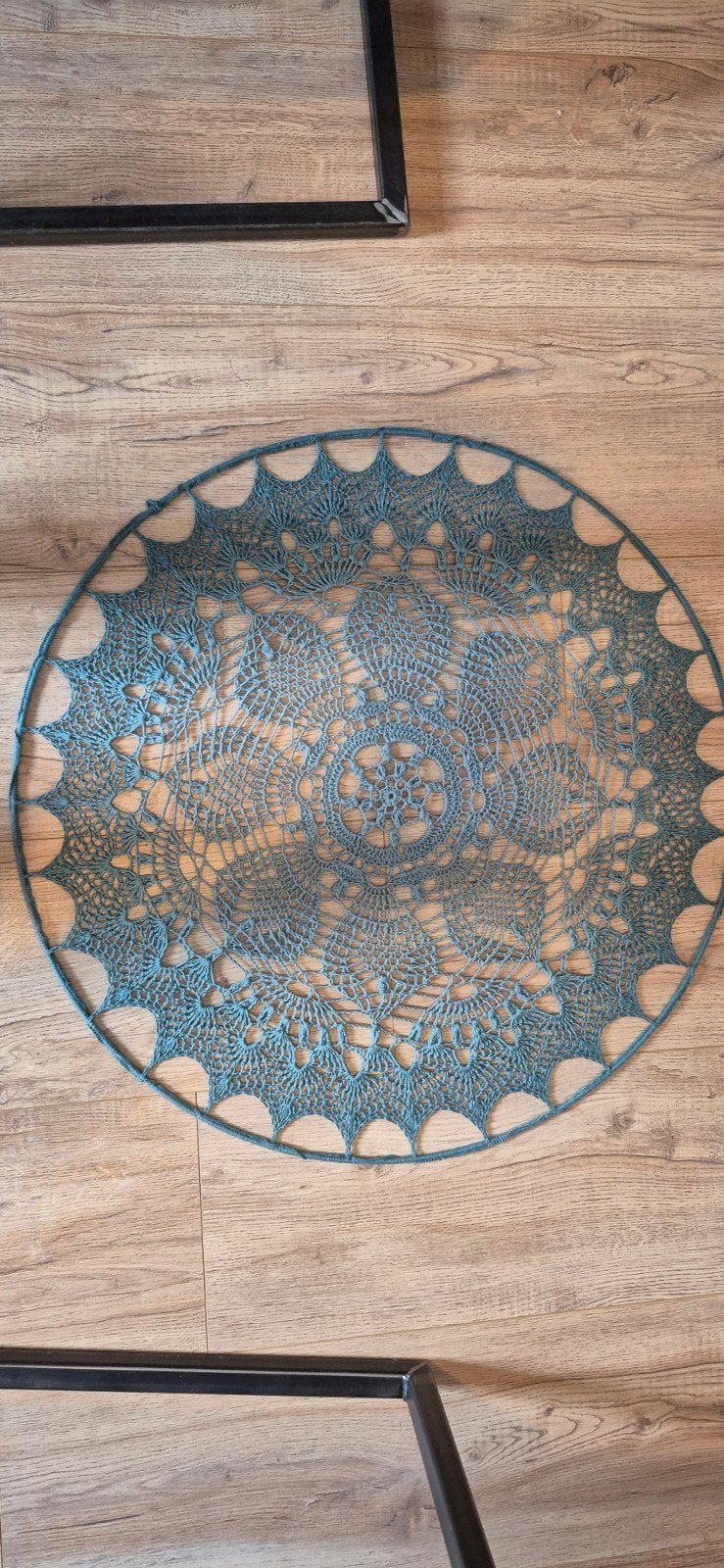 Handgemaakt gehaakt kleed / mandala- 70 cm, Ophalen, Zo goed als nieuw