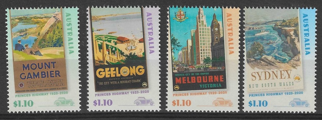 AUSTRALIE 2020, mi 5188/91 "Princes Highway" postfris, Ophalen of Verzenden, Postfris