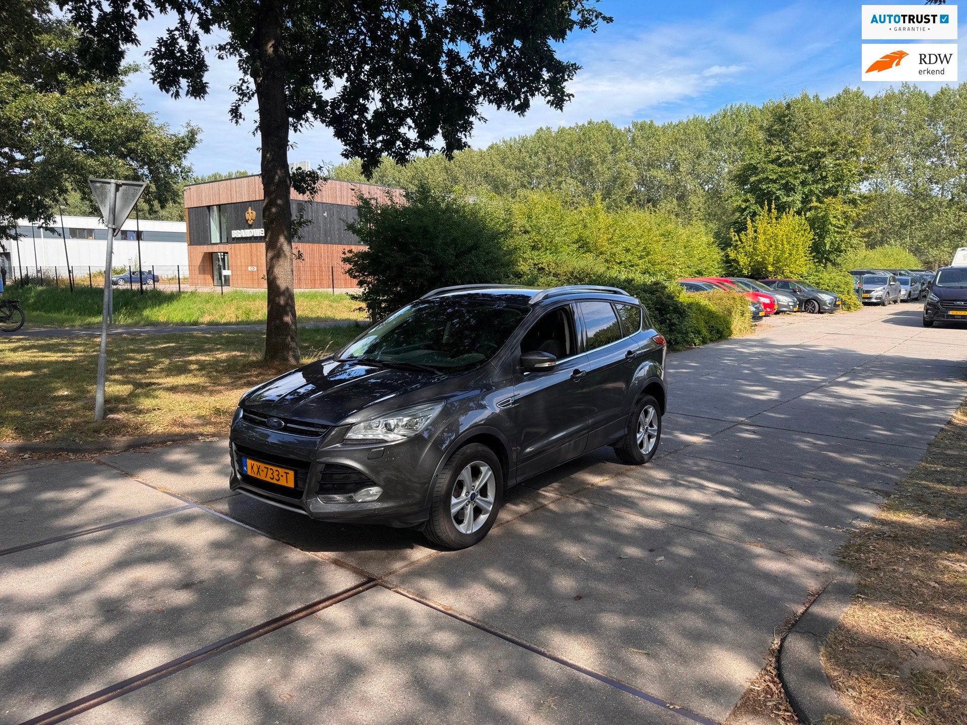 Ford Kuga 2.0 TDCI Titanium Clima.Navi.EX BPM, Gebruikt, Euro 6, Leder en Stof, Bedrijf