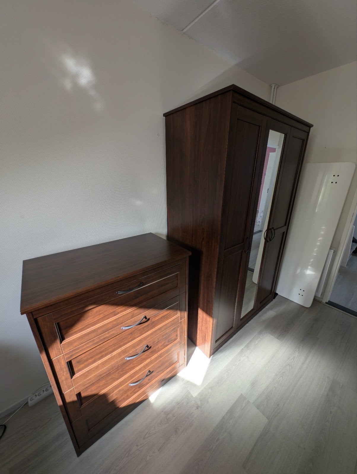 Ikea Songesand Kledingkast en Ladekast Set (ook los te koop), Ophalen, Gebruikt, 50 tot 100 cm, Met lade(s)