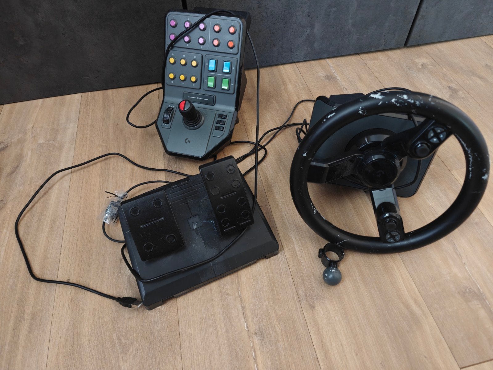 Logitech G Saitek Farm Simulator Heavy Equipment Bundle, Racestuur, Gebruikt, Ophalen of Verzenden, PC