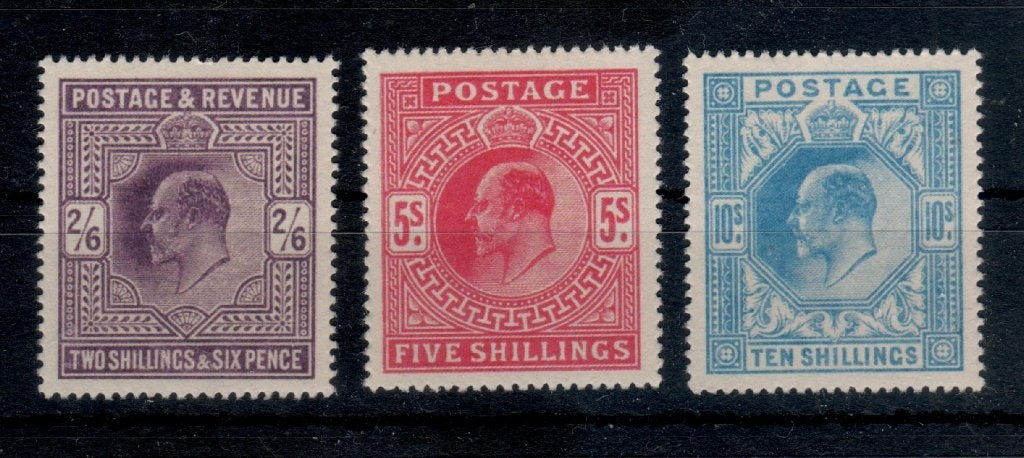 A79) UK 1902 Mi 115A/117A €1130 MNH geen garantie, Postzegels en Munten, Postzegels | Europa | UK, Ophalen of Verzenden, Postfris