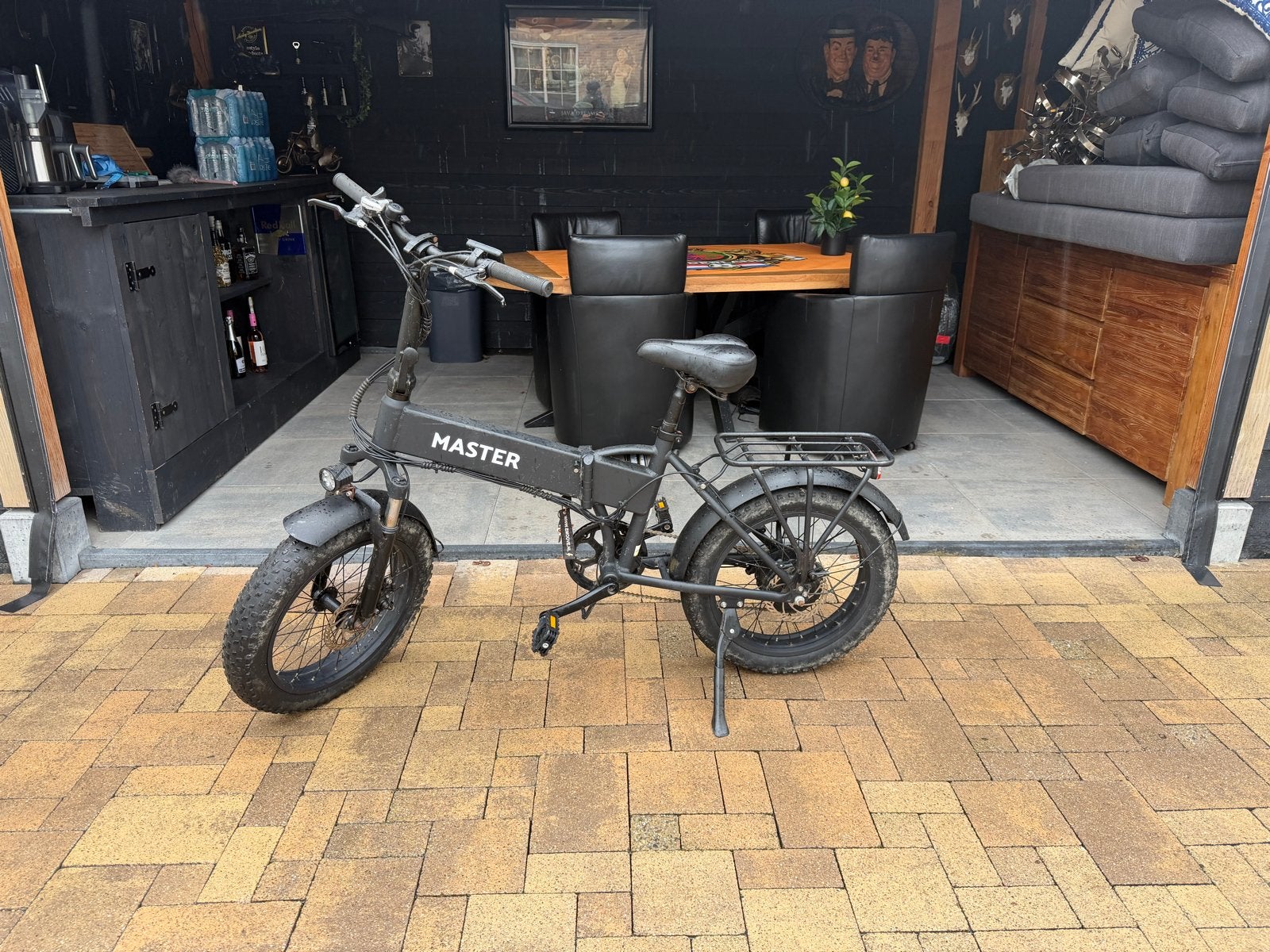EMaster opvouwbare elektrische fatbike, Zo goed als nieuw, 51 tot 55 cm, 30 tot 50 km per accu, Ophalen