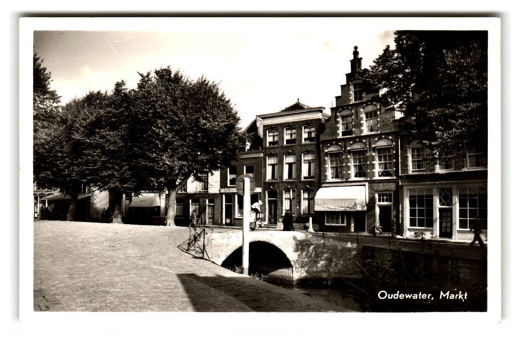 Oudewater, Markt, Verzenden, 1940 tot 1960, Ongelopen, Utrecht