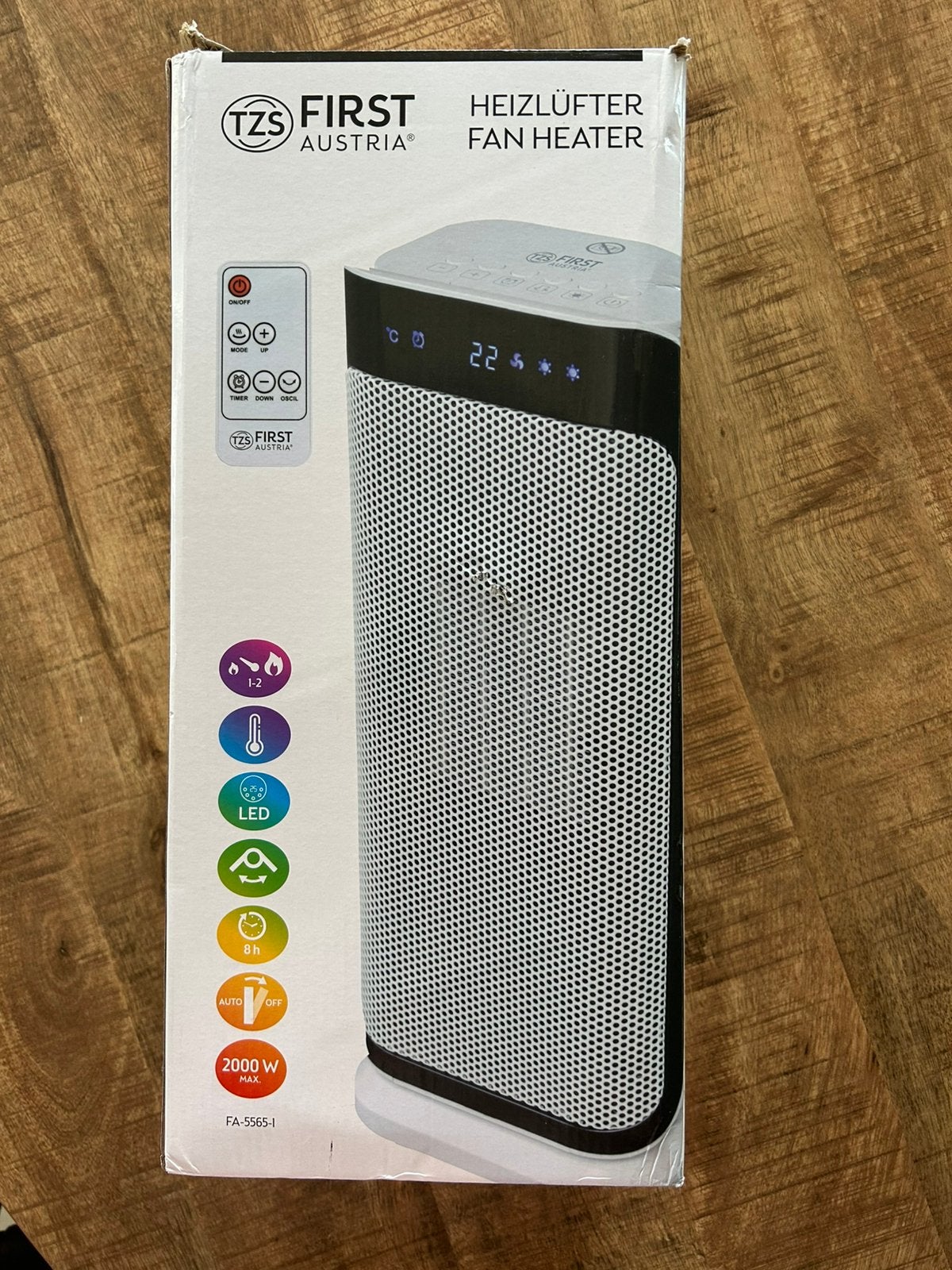 Keramisch kacheltje met afstandsbediening, Huis en Inrichting, Ophalen of Verzenden, Zo goed als nieuw, Elektrisch, Overige soorten