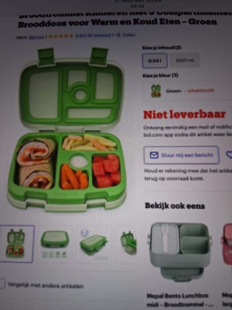 Bentgo lunch/brood doos z.g.a.n, Ophalen, Overige typen