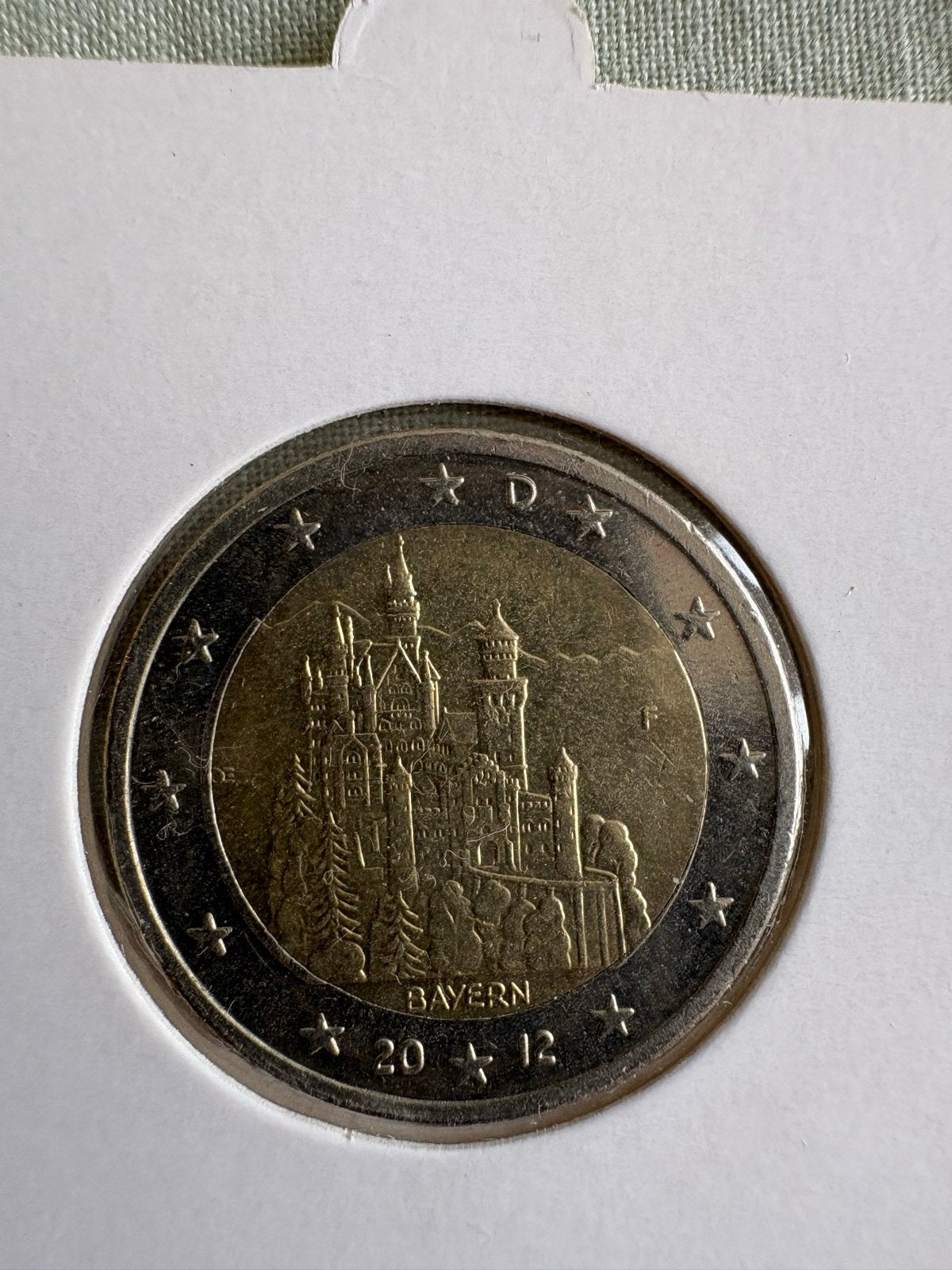 2 Euro Herdenkingsmunt Duitsland 2012 - Bayern, Postzegels en Munten, Ophalen of Verzenden, Duitsland, 2 euro, Losse munt